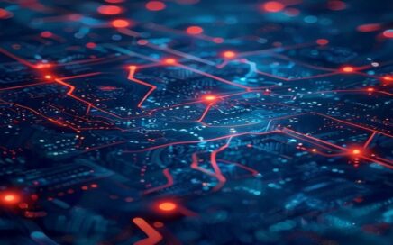 Abstract visualisation of vibe-coded app security risks showing data flowing through unsecured AI-generated applications