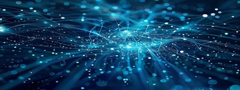 Abstract visualisation of Brazilian DDoS attack network traffic overwhelming server infrastructure