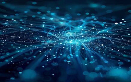 Abstract visualisation of Brazilian DDoS attack network traffic overwhelming server infrastructure