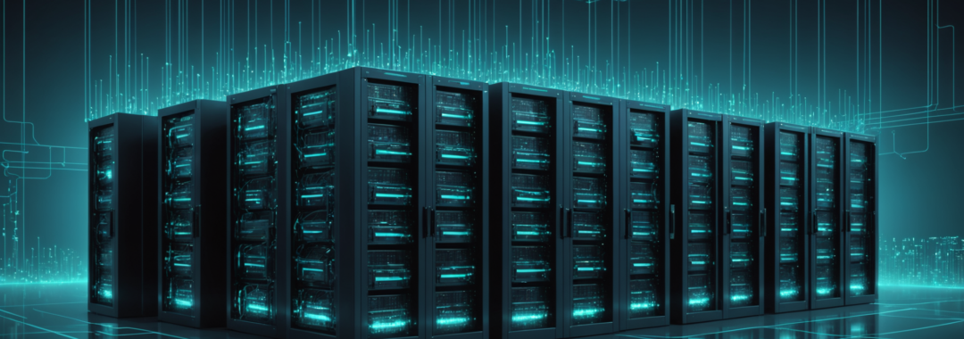Bulletproof hosting takedown concept showing seized server infrastructure and cybersecurity enforcement