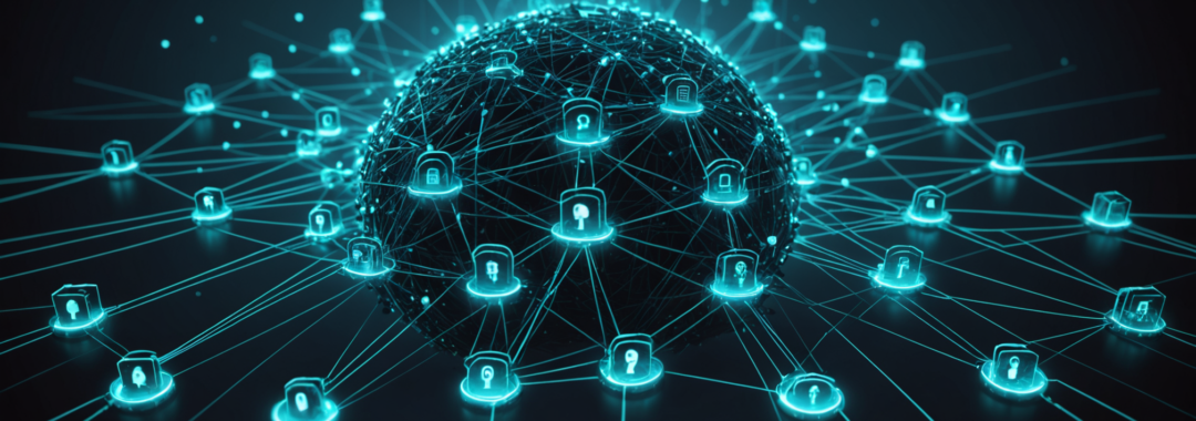 Abstract visualisation representing The Gentlemen ransomware group threat to business networks