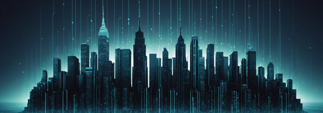 Abstract visualisation of fake data breach disclosures affecting government portal systems