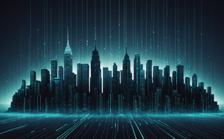 Abstract visualisation of fake data breach disclosures affecting government portal systems