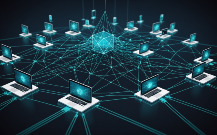 Popa botnet network visualization showing compromised Android devices connected through malicious proxy infrastructure