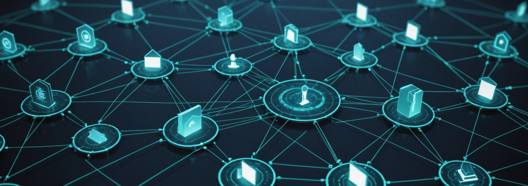 DHS HSIN breach cybersecurity concept showing network vulnerability and data protection