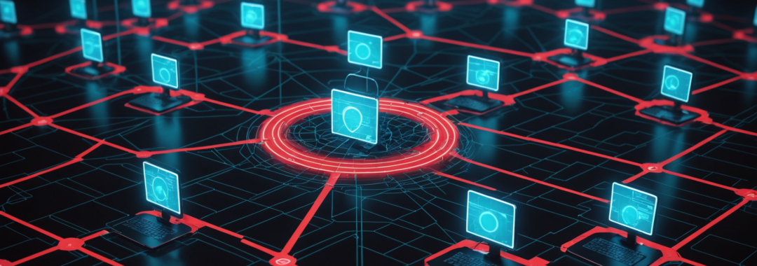 Critical ServiceNow vulnerability concept showing network security breach and code execution threat