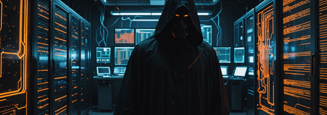 Oracle database exploit attack showing hacker accessing corporate database server
