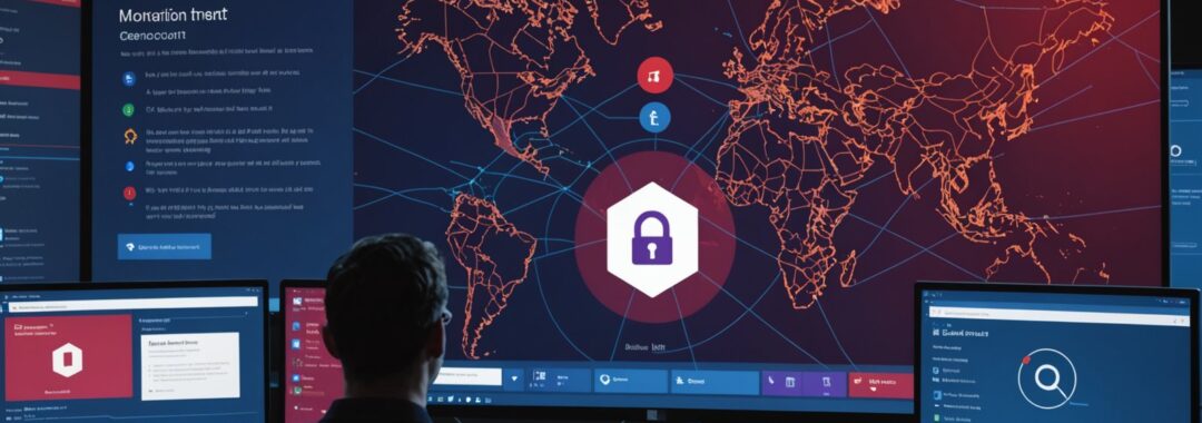 Microsoft Teams malware attack showing fake lock screen credential theft warning