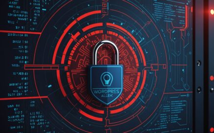 WordPress authentication bypass vulnerability alert showing security warning on website dashboard