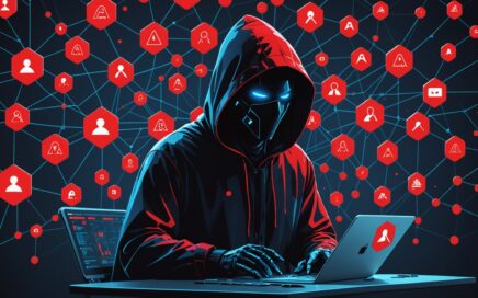 Claude session hijacking attack concept showing compromised AI assistant login with warning indicators