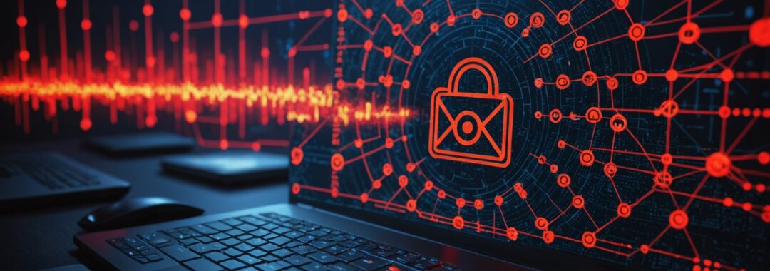 Microsoft Exchange server vulnerability warning showing exposed email systems at risk of authentication bypass attacks