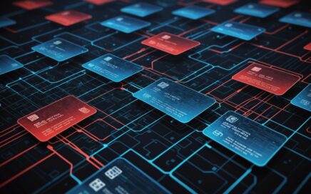 Digital driver license data breach concept showing exposed identity documents on dark web marketplace