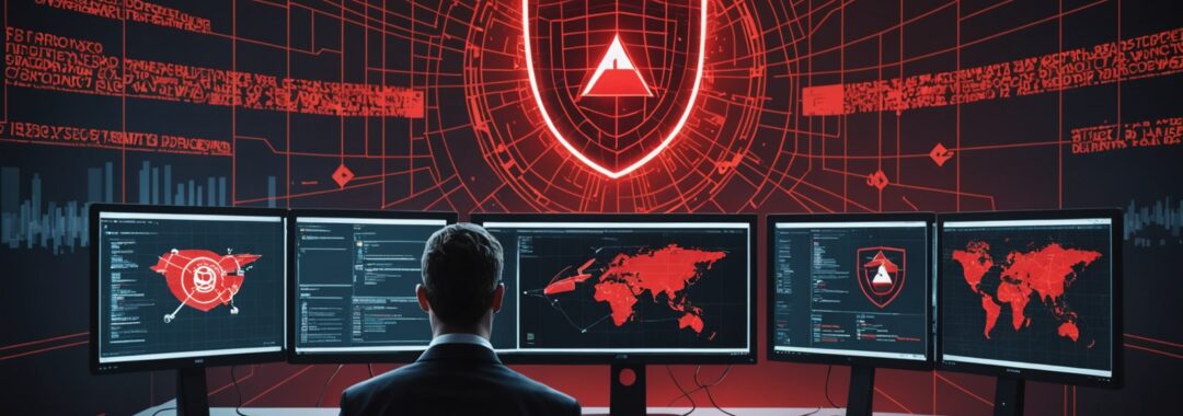 ScreenConnect vulnerability warning showing remote access security threat concept