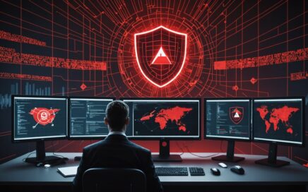 ScreenConnect vulnerability warning showing remote access security threat concept