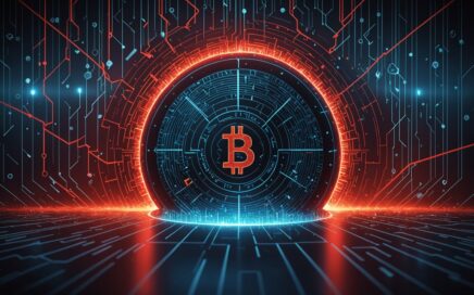 Bitget crypto exchange hack illustration showing digital wallet breach and cryptocurrency theft